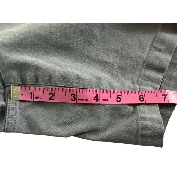 MARINE LAYER Women Elastic Waist Shorts Drawstring Sz M Gray Faded Beach 24-1 - Picture 5 of 10